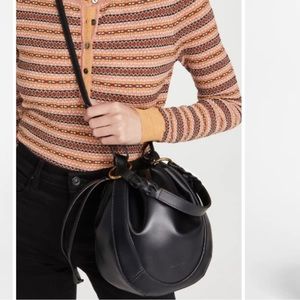 NWT Ulla Johnson Hilma Bucket Bag Noir